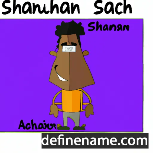 cartoon of the name Shalequan