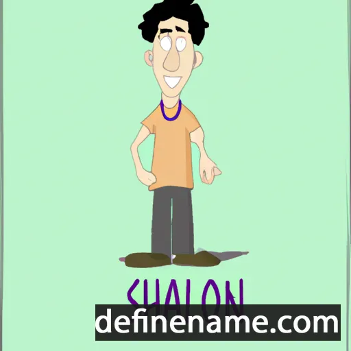 cartoon of the name Shalon