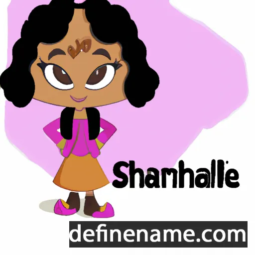 cartoon of the name Shameelah