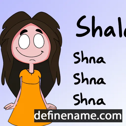 cartoon of the name Shamila