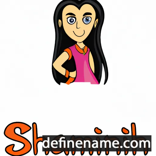 cartoon of the name Shamini