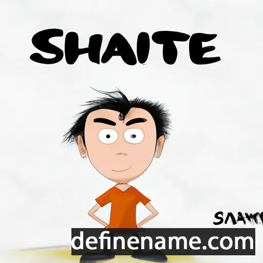 cartoon of the name Shamit