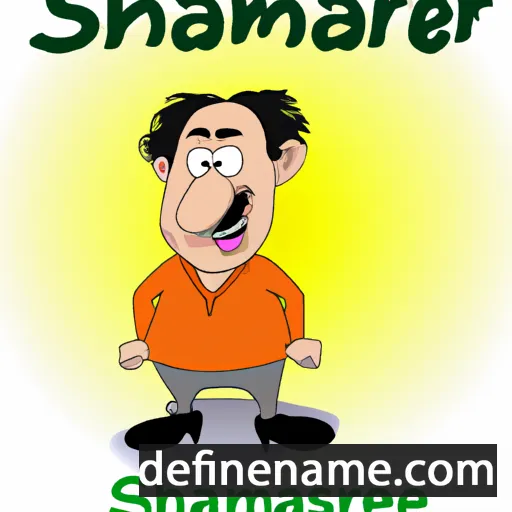 cartoon of the name Shamsher