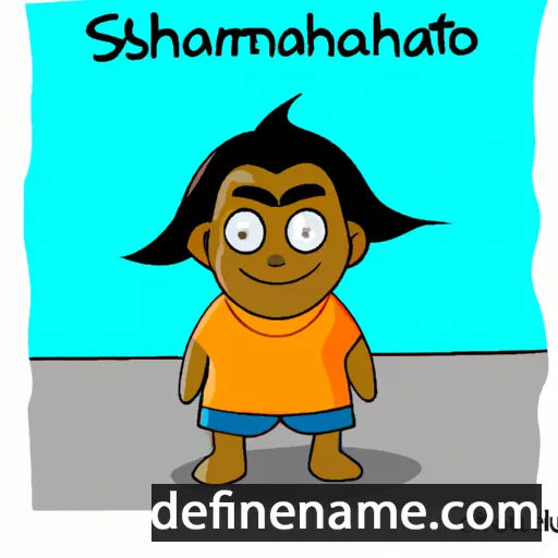 cartoon of the name Shanakdakheto