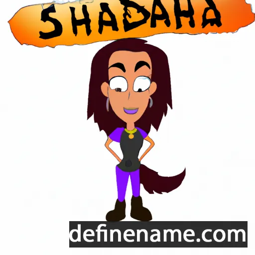 cartoon of the name Shandra