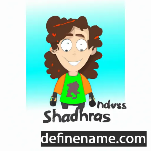 cartoon of the name Shandras