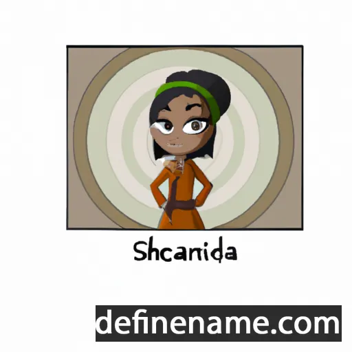 cartoon of the name Shandrika