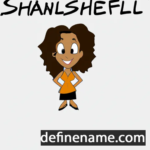 cartoon of the name Shannelle