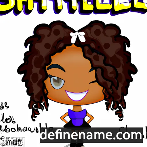 cartoon of the name Shantell