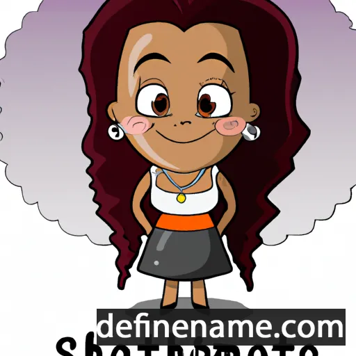 cartoon of the name Shantoria