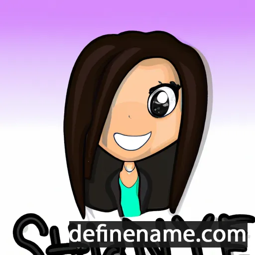 cartoon of the name Shanye