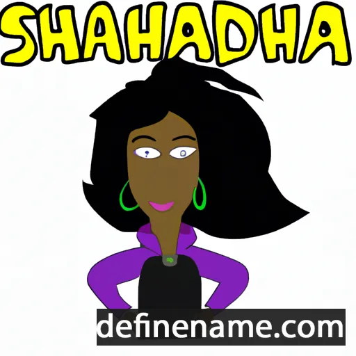 cartoon of the name Shaquanda