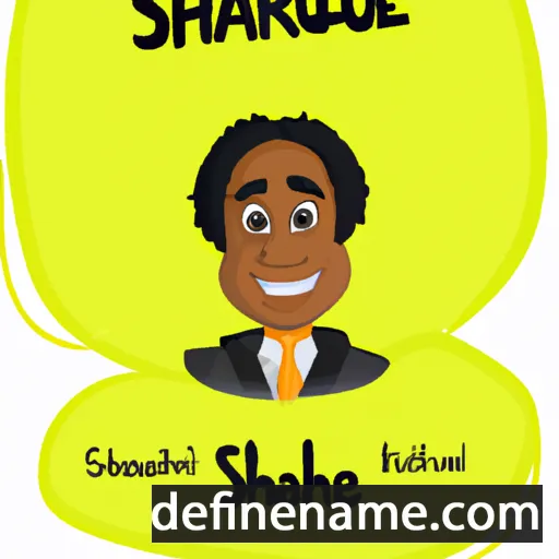 cartoon of the name Shaquil