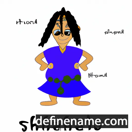 cartoon of the name Shar-kali-sharri