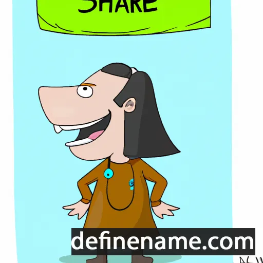 cartoon of the name Shar