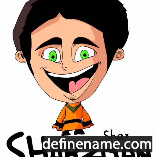 cartoon of the name Sharan