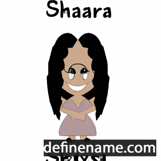 cartoon of the name Sharayah