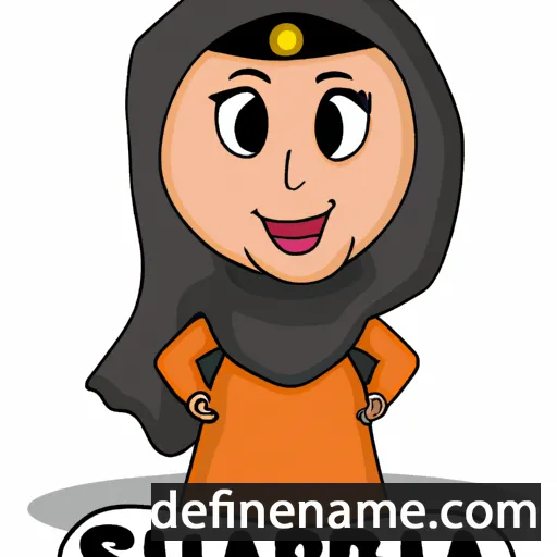 cartoon of the name Sharia