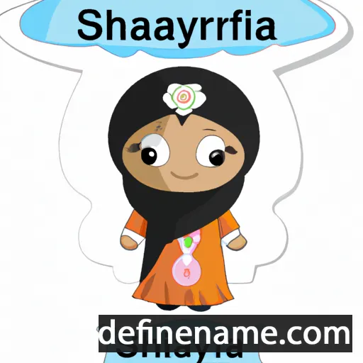 cartoon of the name Sharifiya