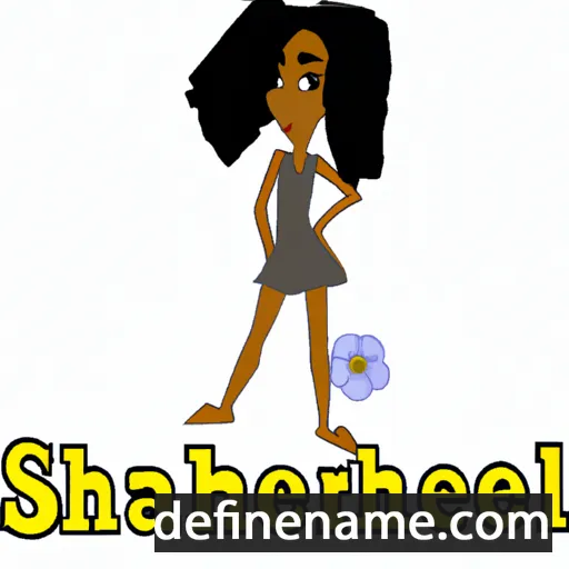 cartoon of the name Sharnell