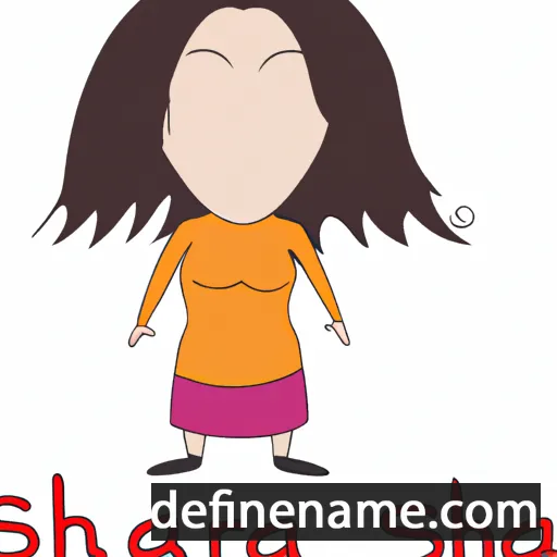 cartoon of the name Sharra