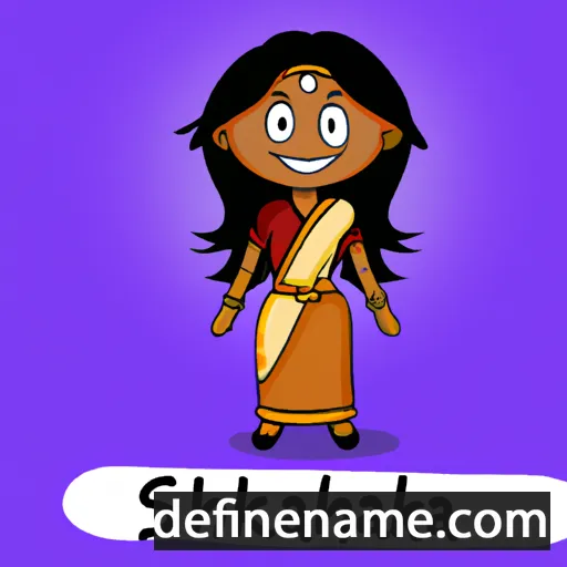 cartoon of the name Shathika