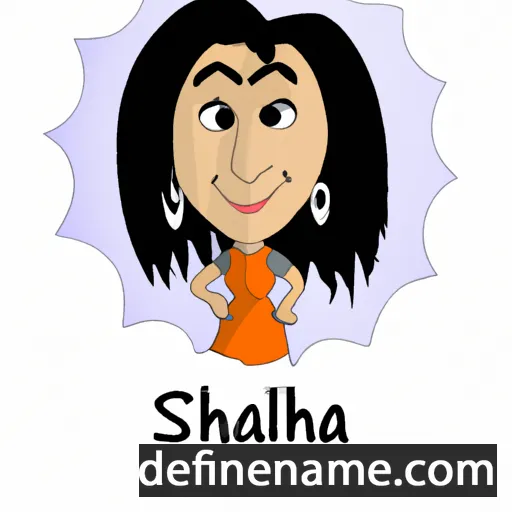 cartoon of the name Shaula