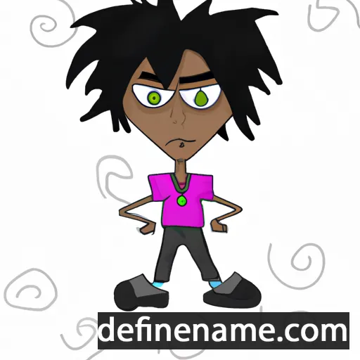 cartoon of the name Shaundarius