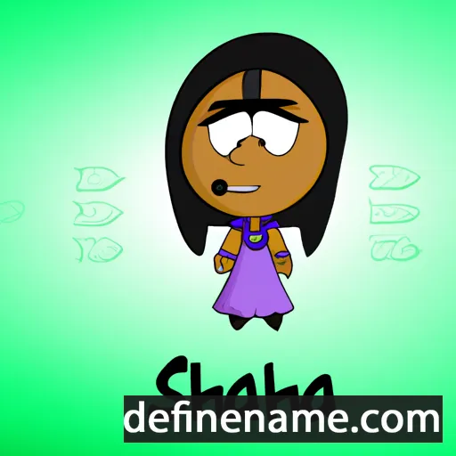 cartoon of the name Shaura