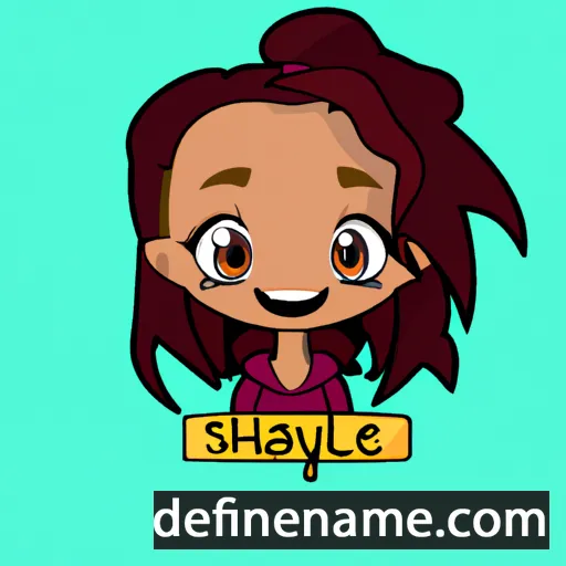 cartoon of the name Shaylie