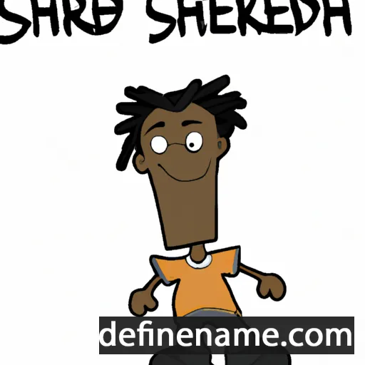 cartoon of the name Shedrick