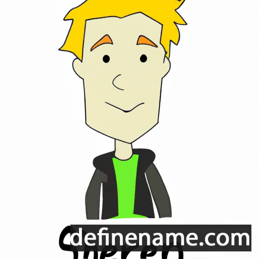 cartoon of the name Sheeran