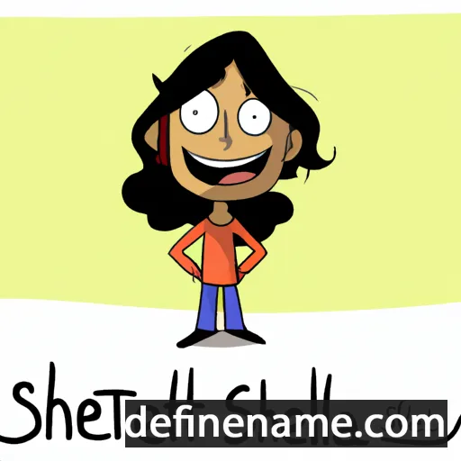 cartoon of the name Sheetal