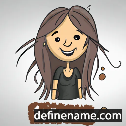 cartoon of the name Shefali