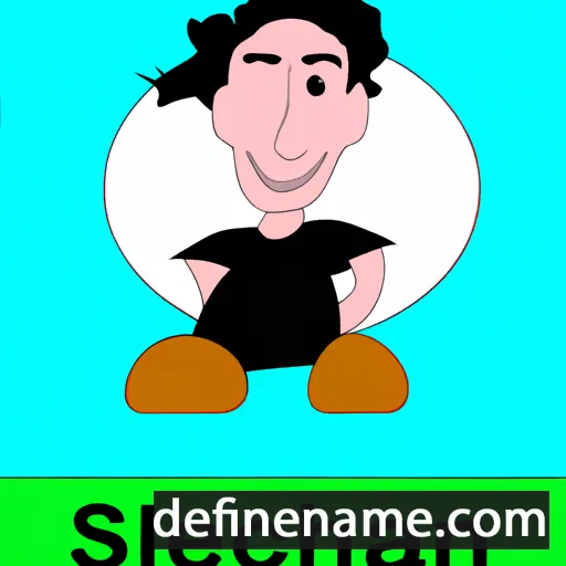 cartoon of the name Shehan