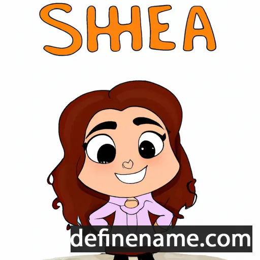 cartoon of the name Shela