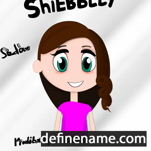 cartoon of the name Shelbey