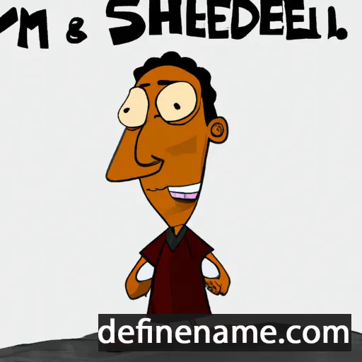 cartoon of the name Shelden