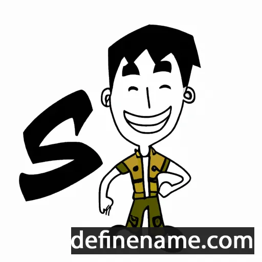 cartoon of the name Sheng