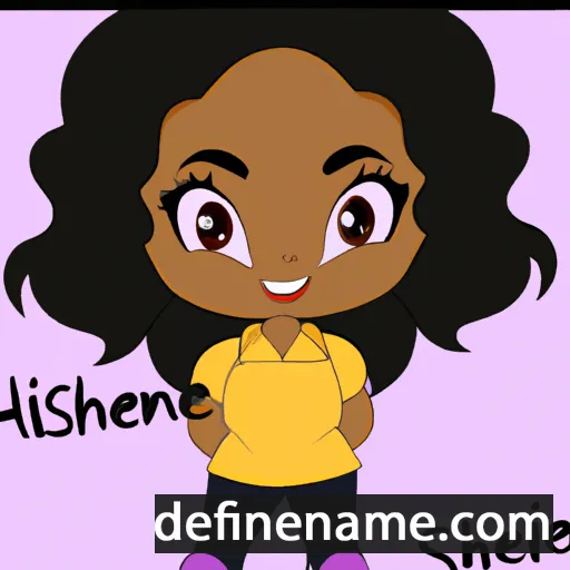 cartoon of the name Shenise