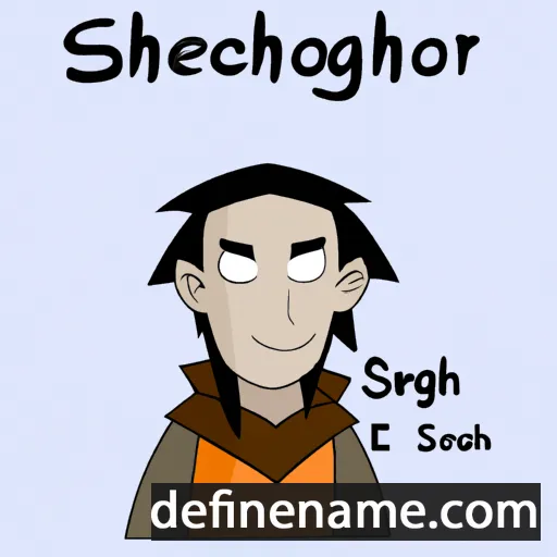 cartoon of the name Sheogorath