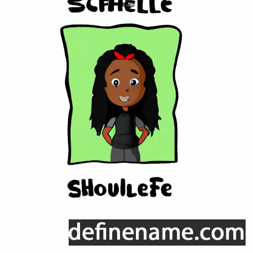 cartoon of the name Shequille