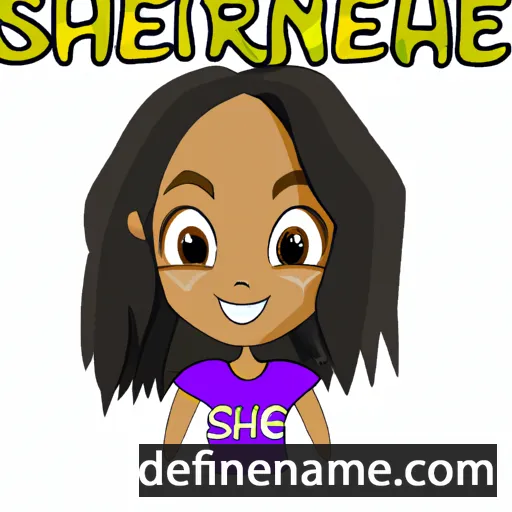 cartoon of the name Sherane