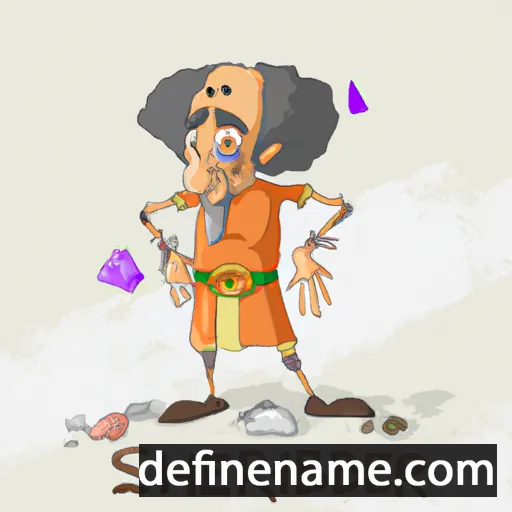 cartoon of the name Sherberdi