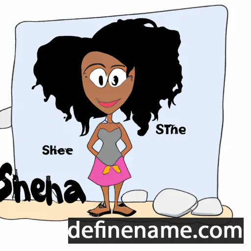 cartoon of the name Shereefa