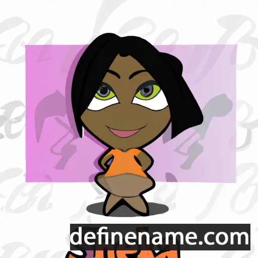 cartoon of the name Shereka