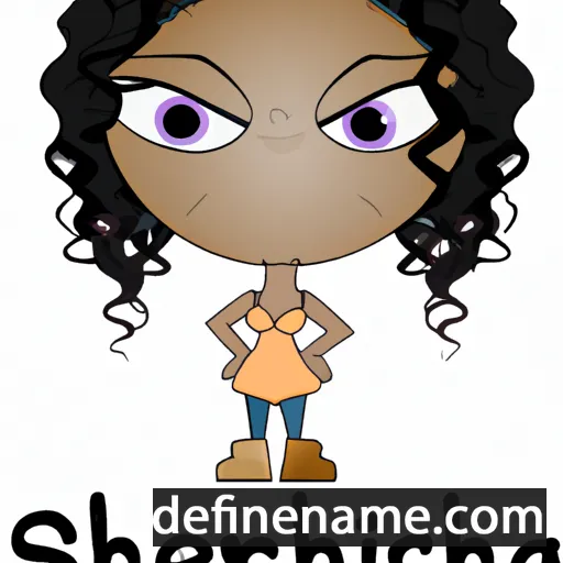 cartoon of the name Sherica