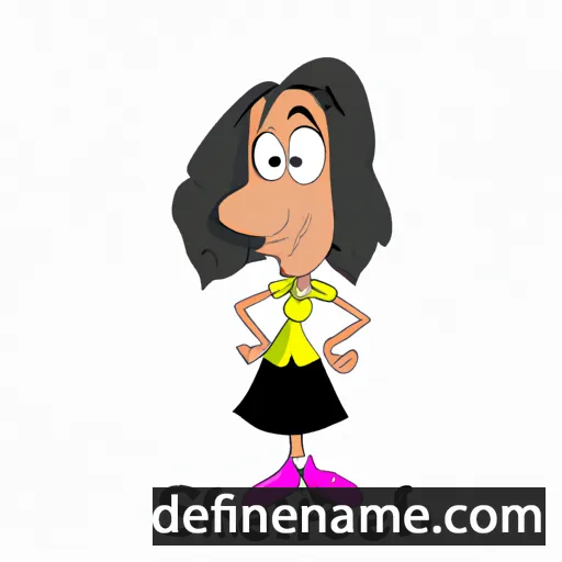 cartoon of the name Sheril