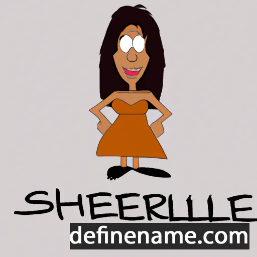 cartoon of the name Sheril