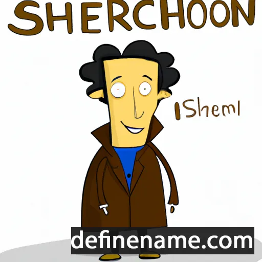 cartoon of the name Sherlom